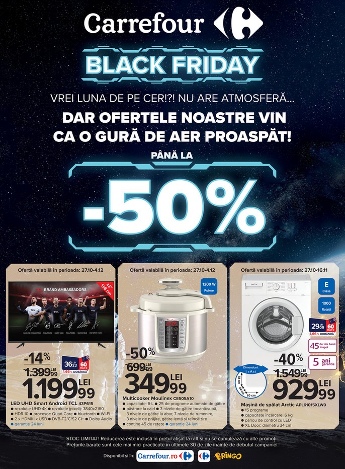 Catalog CARREFOUR Black Friday 27 Octombrie 2022 - 04 Decembrie 2022