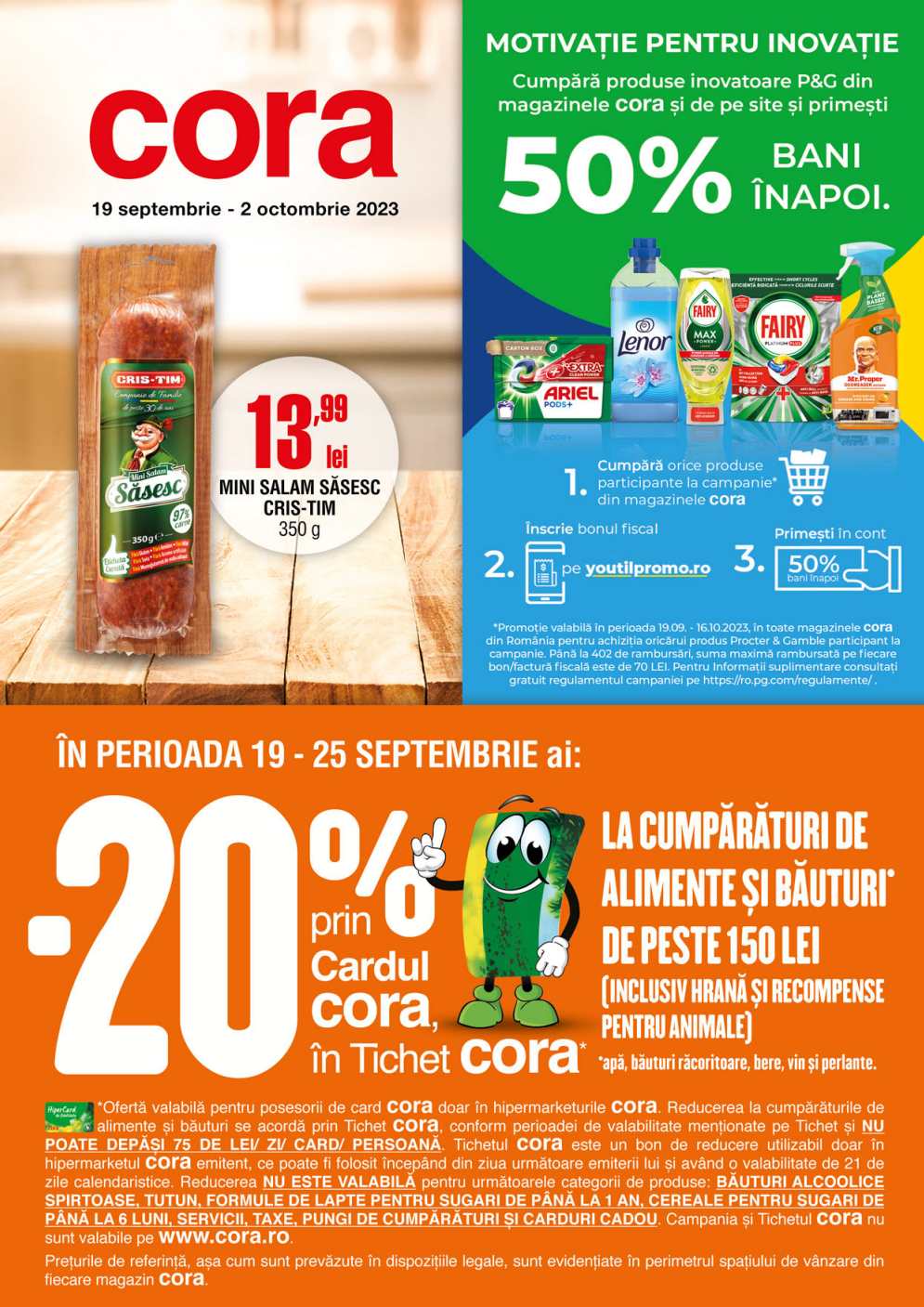 Catalog CORA 19 Septembrie 2023 - 02 Octombrie 2023 - Alimentare