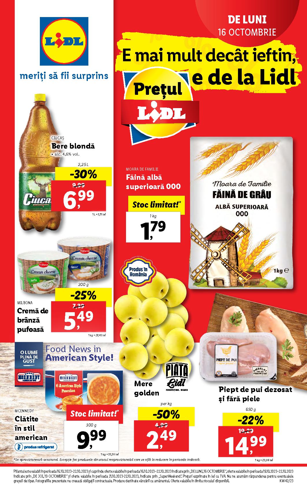 Catalog LIDL 16 Octombrie 2023 - 22 Octombrie 2023