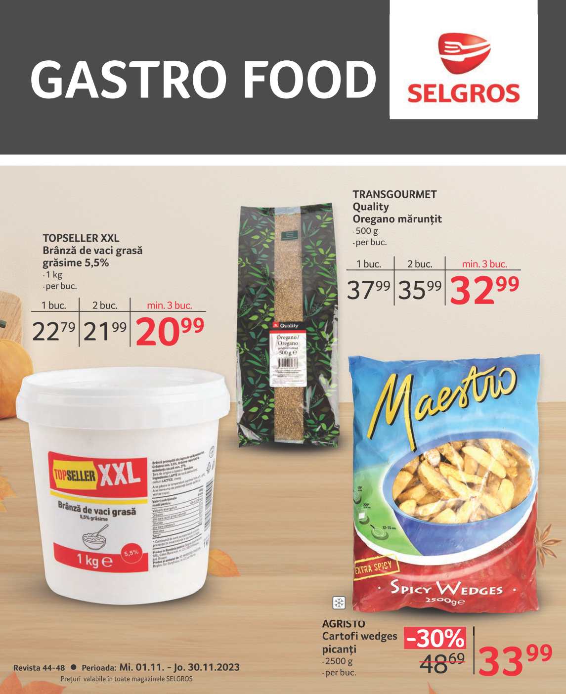 Catalog SELGROS 01 Noiembrie 2023 - 30 Noiembrie 2023 - Gastro Food