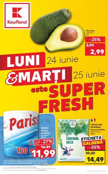 Catalog KAUFLAND 26 Iunie 2024 - 02 Iulie 2024 23/06/2024