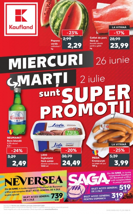 Catalog KAUFLAND 26 Iunie 2024 - 02 Iulie 2024