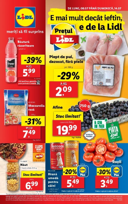 Catalog LIDL 08 Iulie 2024 - 14 Iulie 2024