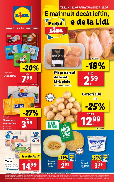 Catalog LIDL 15 Iulie 2024 - 21 Iulie 2024 10/07/2024 Catalog PENNY MARKET 10 Iulie 2024 - 16 Iulie 2024 - pliant national 10/07/2024