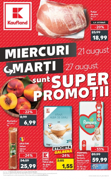 Catalog KAUFLAND 21 August 2024 - 27 August 2024