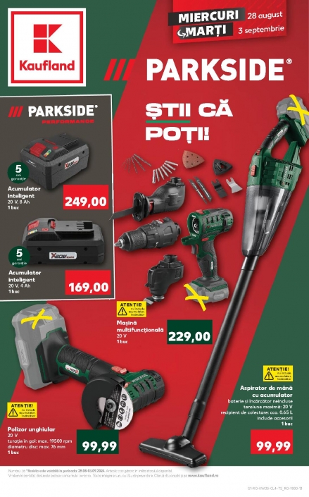 Catalog KAUFLAND 28 August 2024 - 03 Septembrie 2024 - Parkside