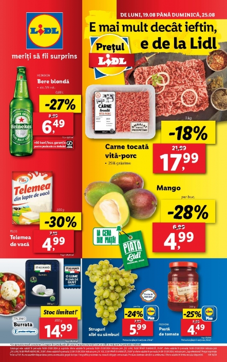 Catalog LIDL 19 August 2024 - 25 August 2024