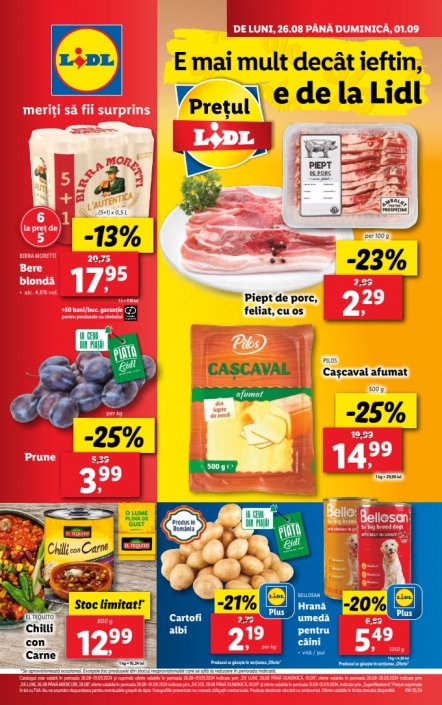 Catalog LIDL 26 August 2024 - 01 Septembrie 2024