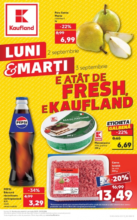 Catalog KAUFLAND 02 Septembrie 2024 - 04 Septembrie 2024