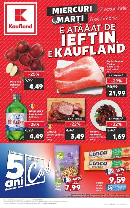 Catalog KAUFLAND 02 Octombrie 2024 - 08 Octombrie 2024