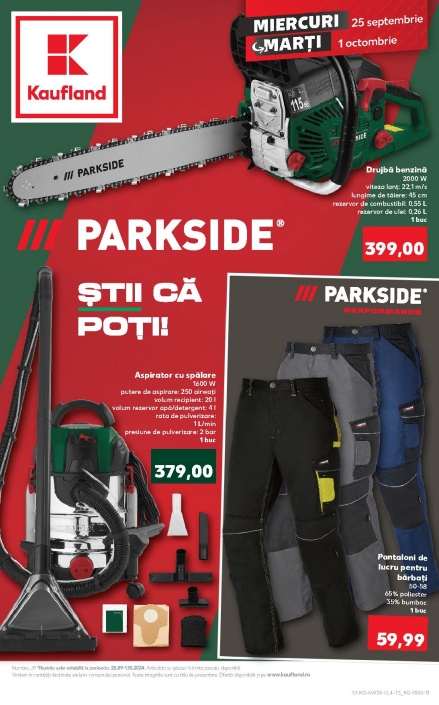 Catalog KAUFLAND 25 Septembrie 2024 - Parkside