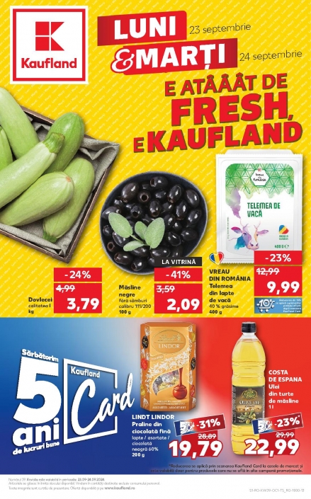 Catalog KAUFLAND 23 - 24 Septembrie 2024