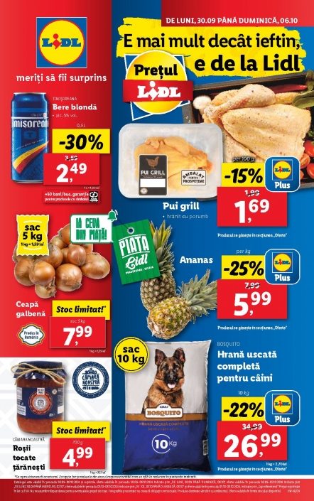 Catalog LIDL 30 Septembrie 2024 - 06 Octombrie 2024