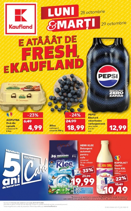 Catalog KAUFLAND 28 Octombrie 2024 - 29 Octombrie 2024