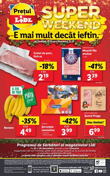 Catalog LIDL 16 Decembrie 2024 - 22 Decembrie 2024