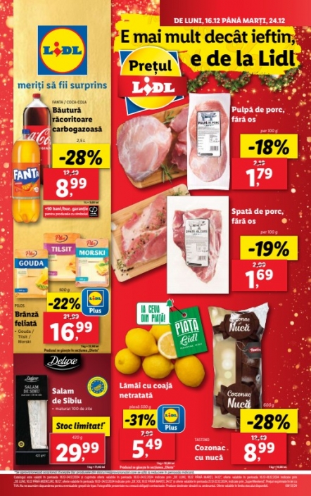 Catalog LIDL 16 Decembrie 2024 - 22 Decembrie 2024