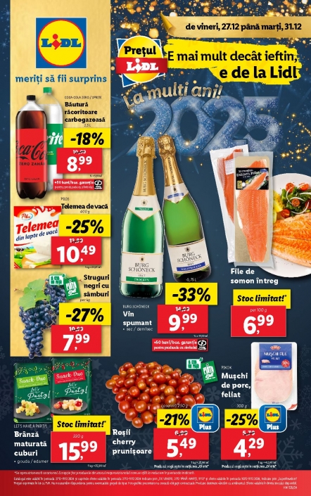 Catalog LIDL 27 Decembrie 2024 - 31 Decembrie 2024