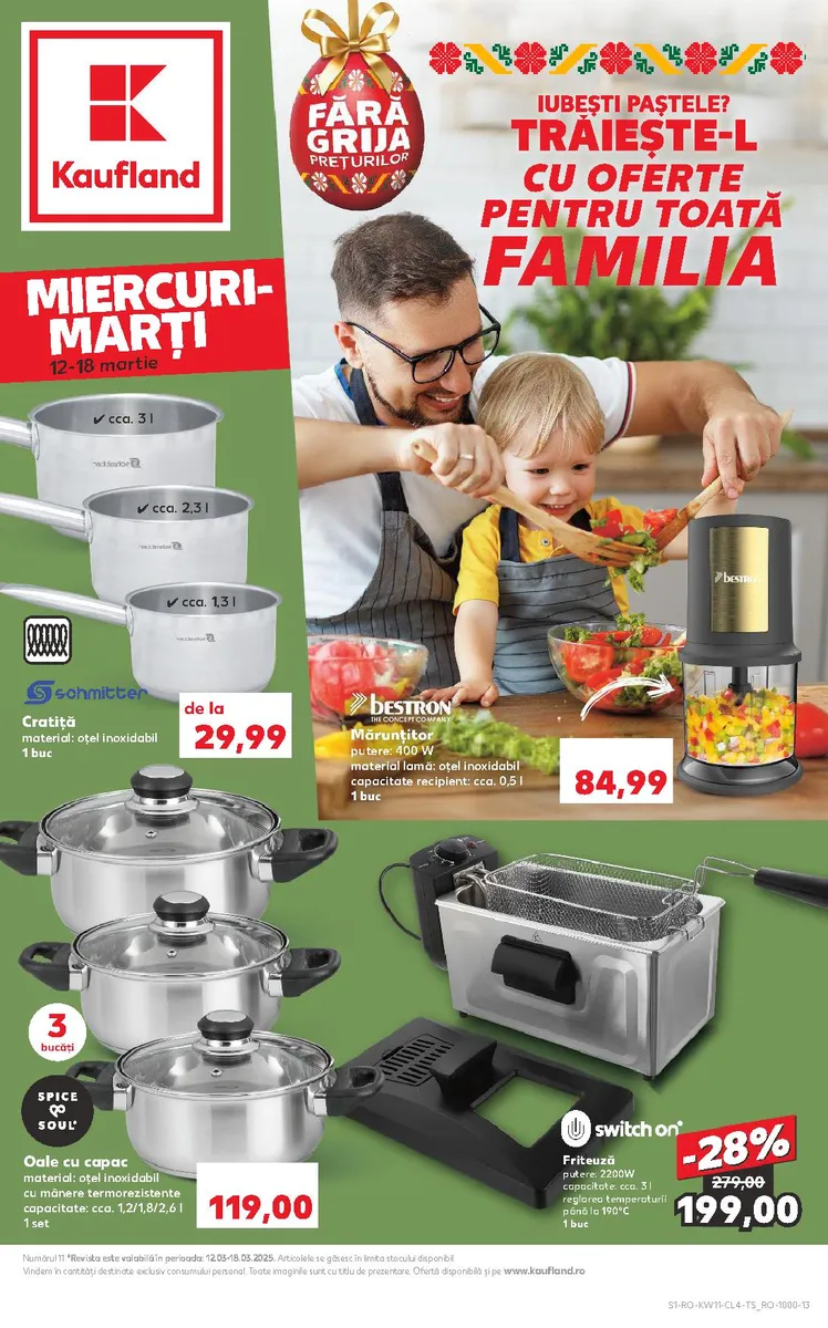 Catalog KAUFLAND 12 Martie 2025 18 Martie 2025 Paste
