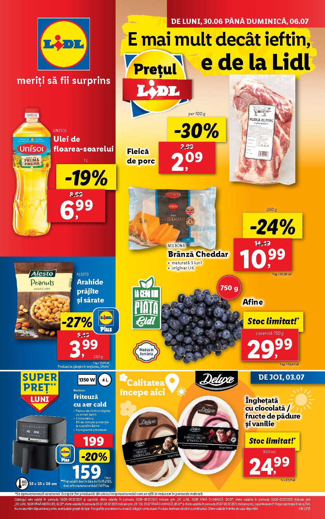 Catalog LIDL 30 Iunie 2025 - 06 Iulie 2025