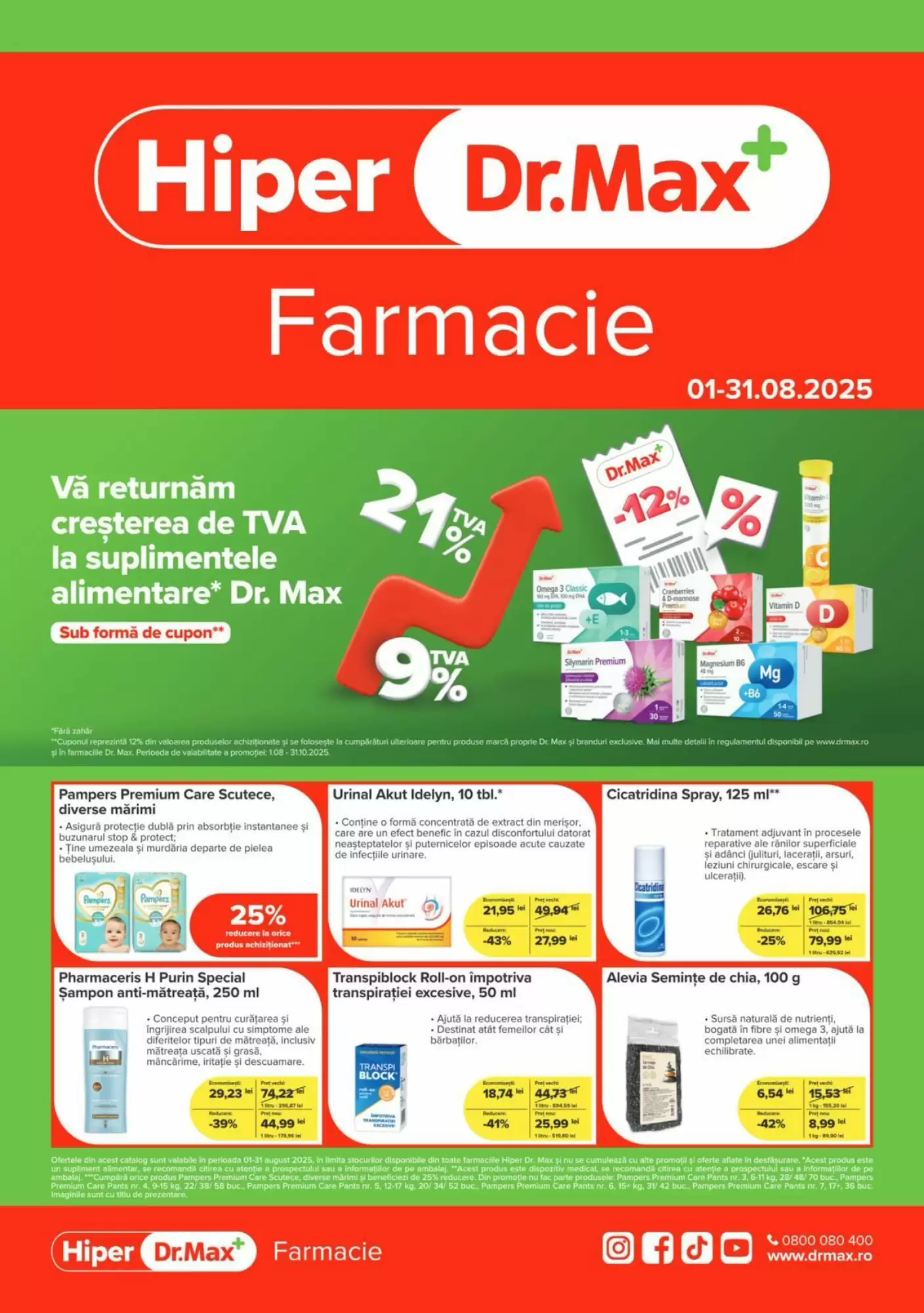 Dr-Max Catalog 01.08.2025 - 31.08.2025