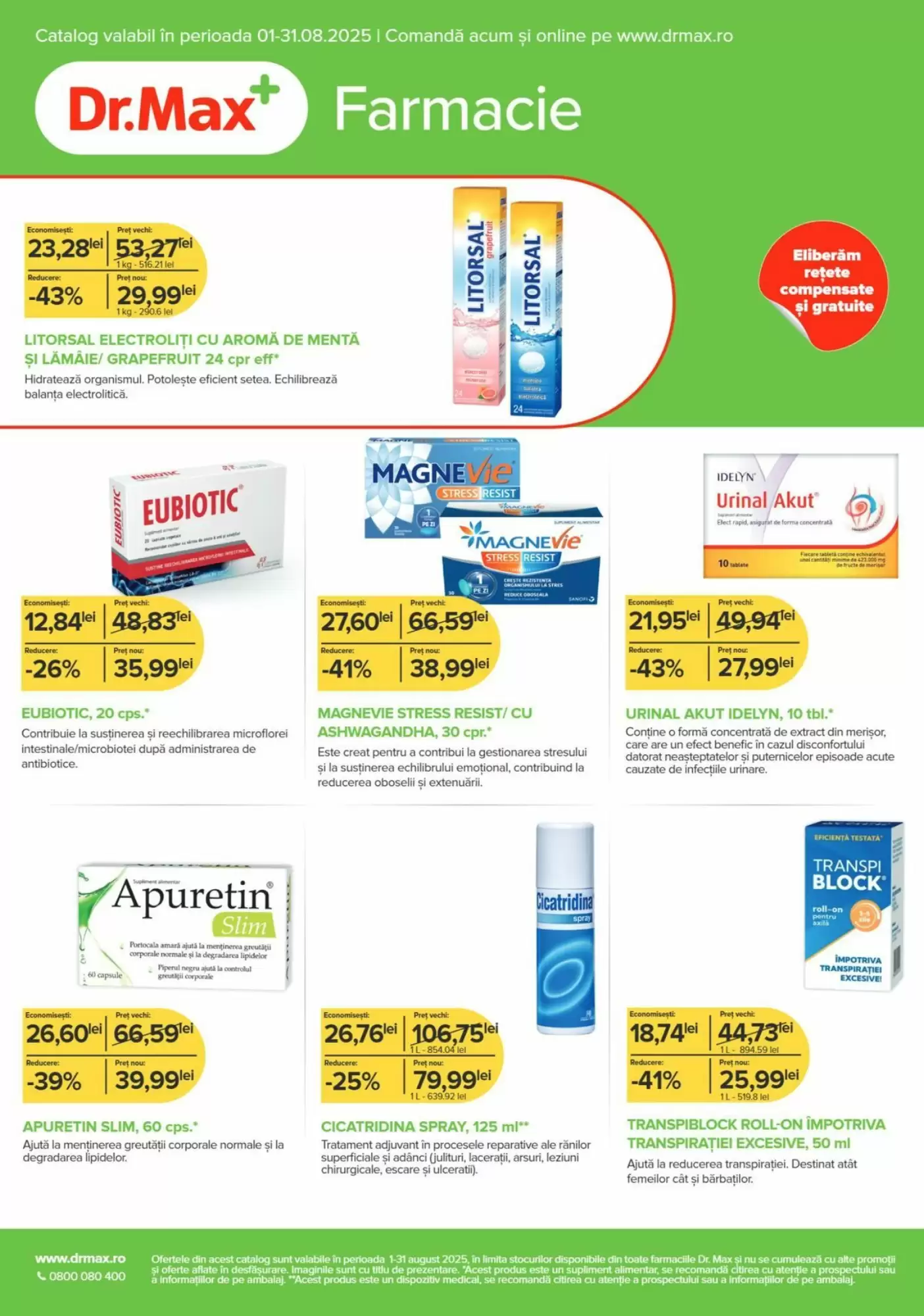 Dr-Max Catalog 01.08.2025 - 31.08.2025