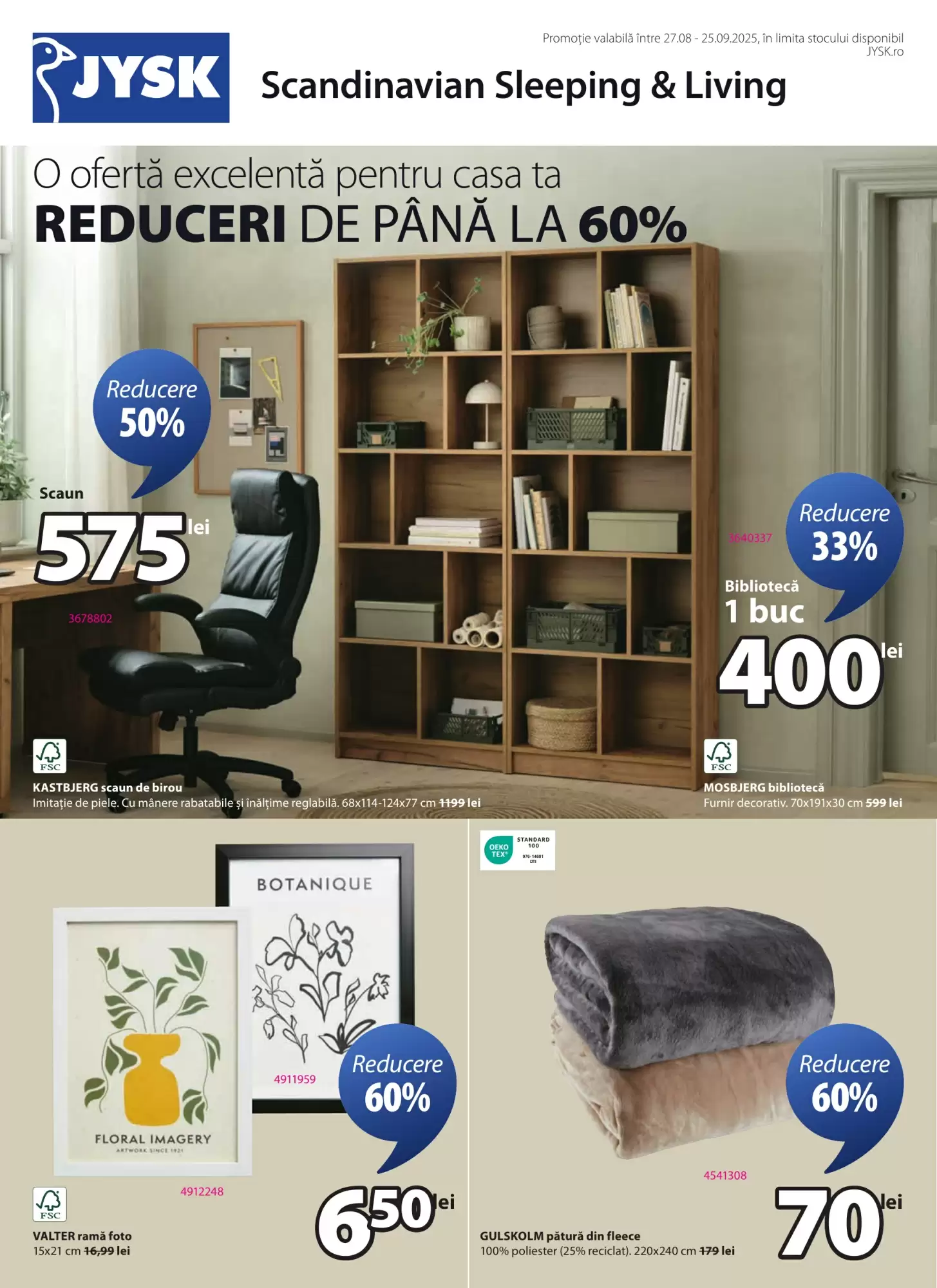Jysk Catalog 27.08.2025 - 25.09.2025