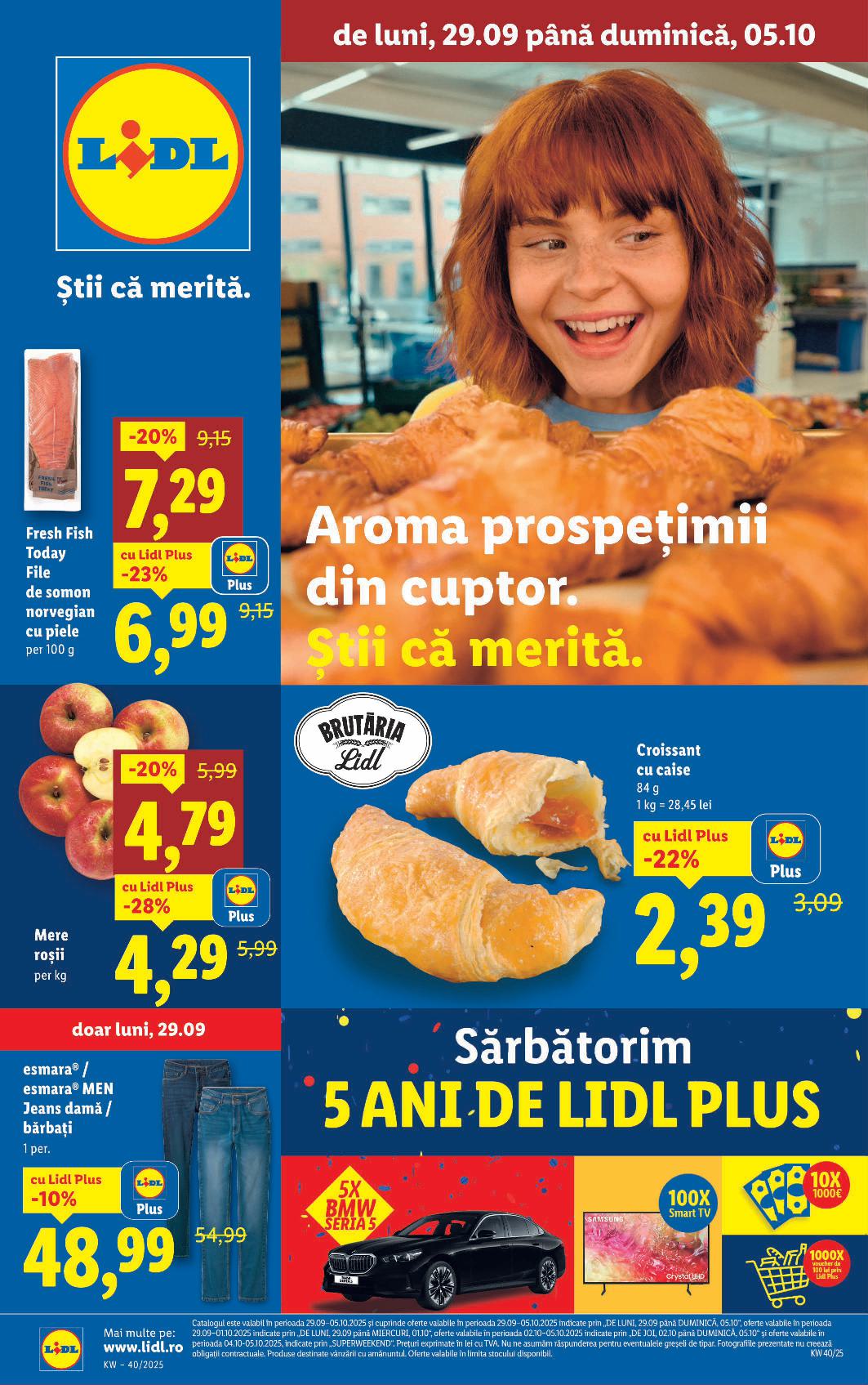 Catalog LIDL 29 Septembrie 2025 - 05 Octombrie 2025
