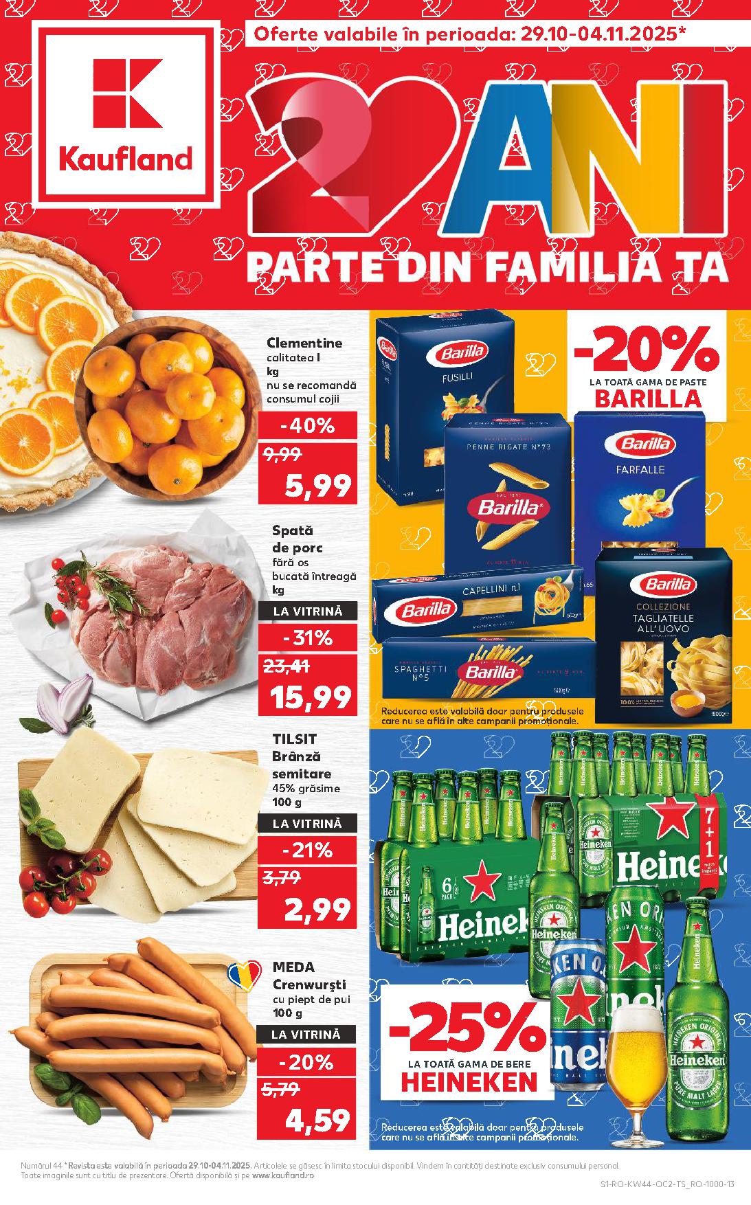 Catalog KAUFLAND 29 Octombrie 2025 - 04 Noiembrie 2025