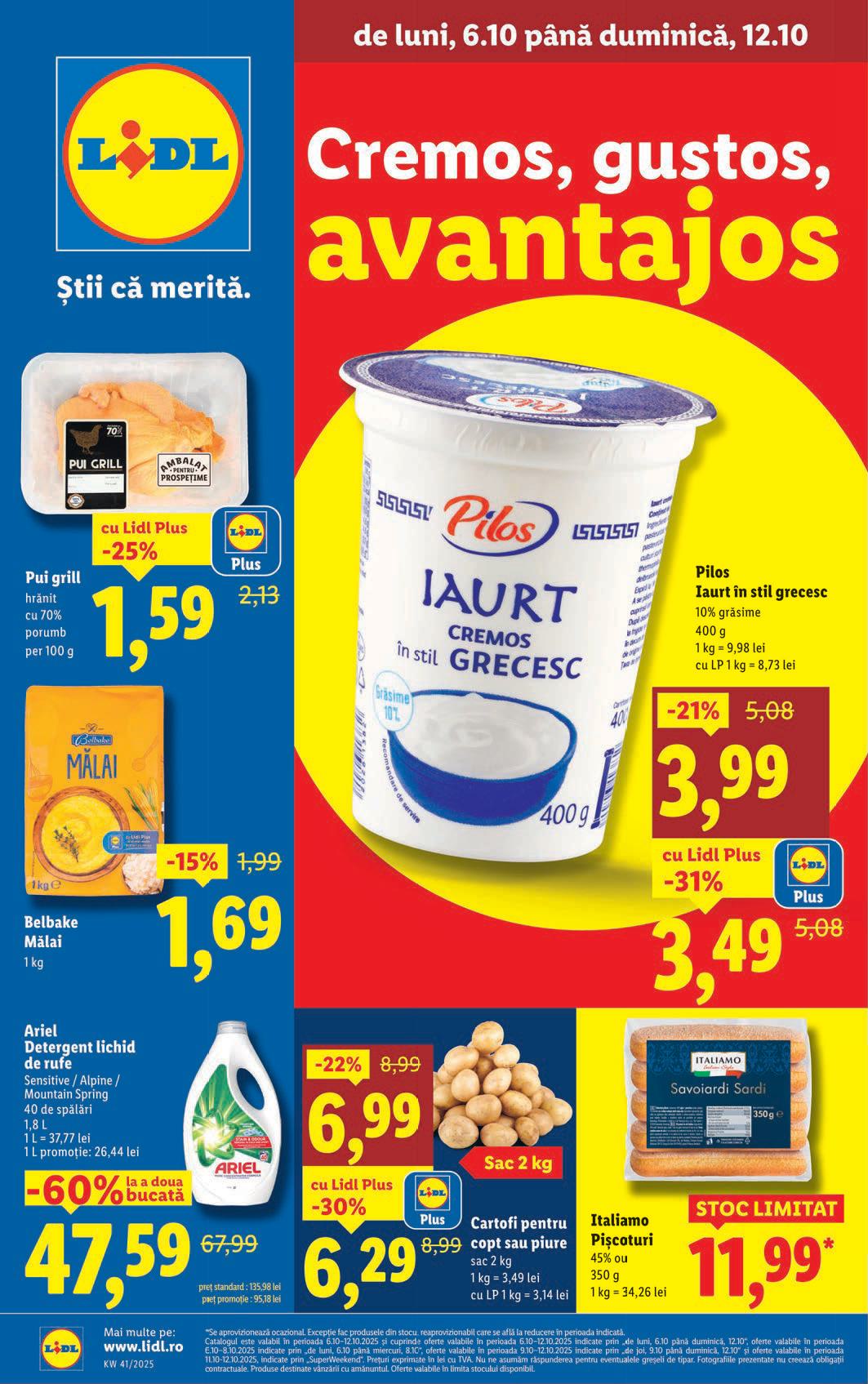 Catalog LIDL 06 Octombrie 2025 - 12 Octombrie 2025