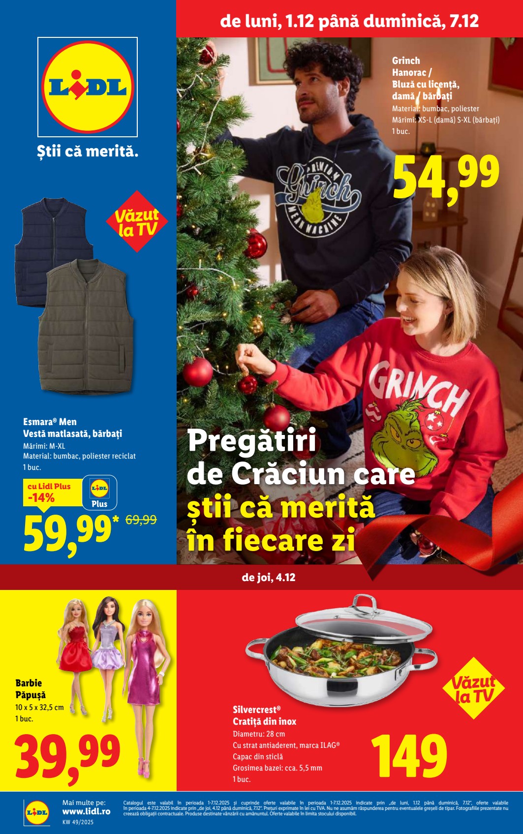 Catalog Lidl - 01.12.2025 - 07.12.2025 - non food