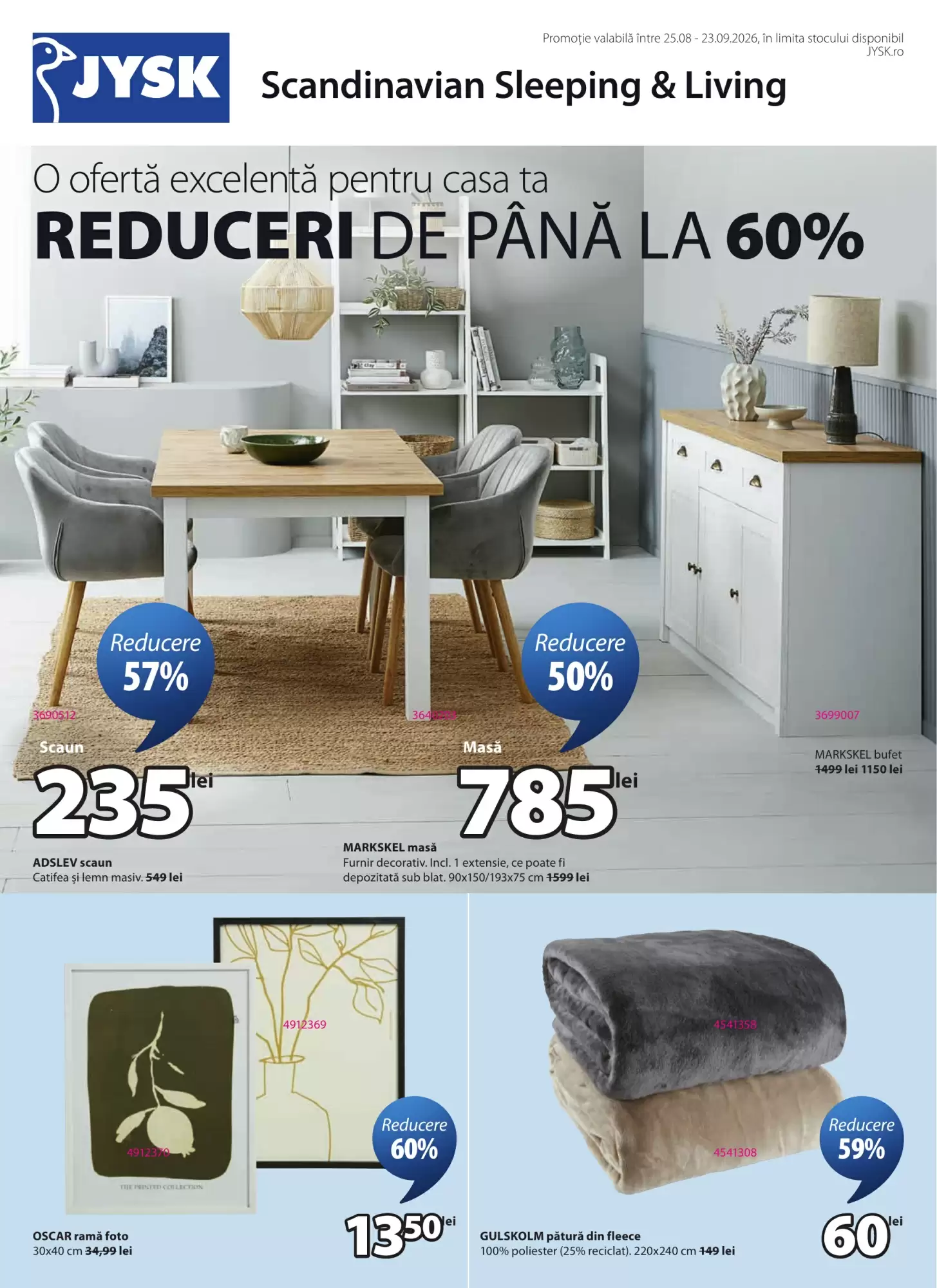 Jysk Catalog 25.08.2026 - 23.09.2026