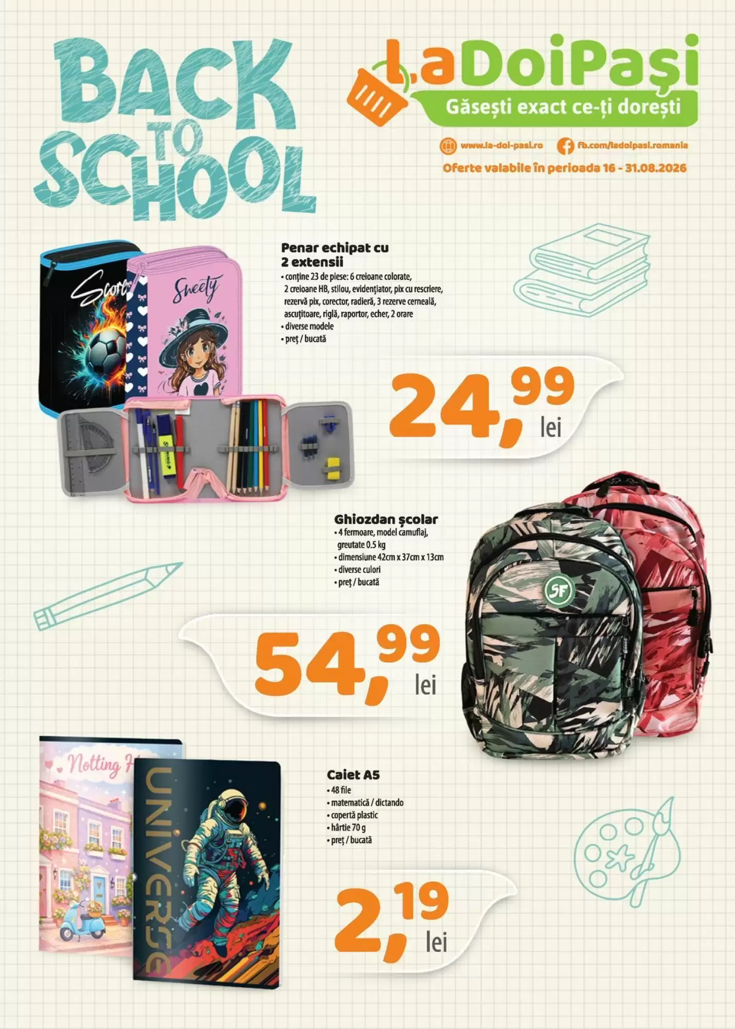 La Doi Pasi Catalog 16.08.2026 - 31.08.2026