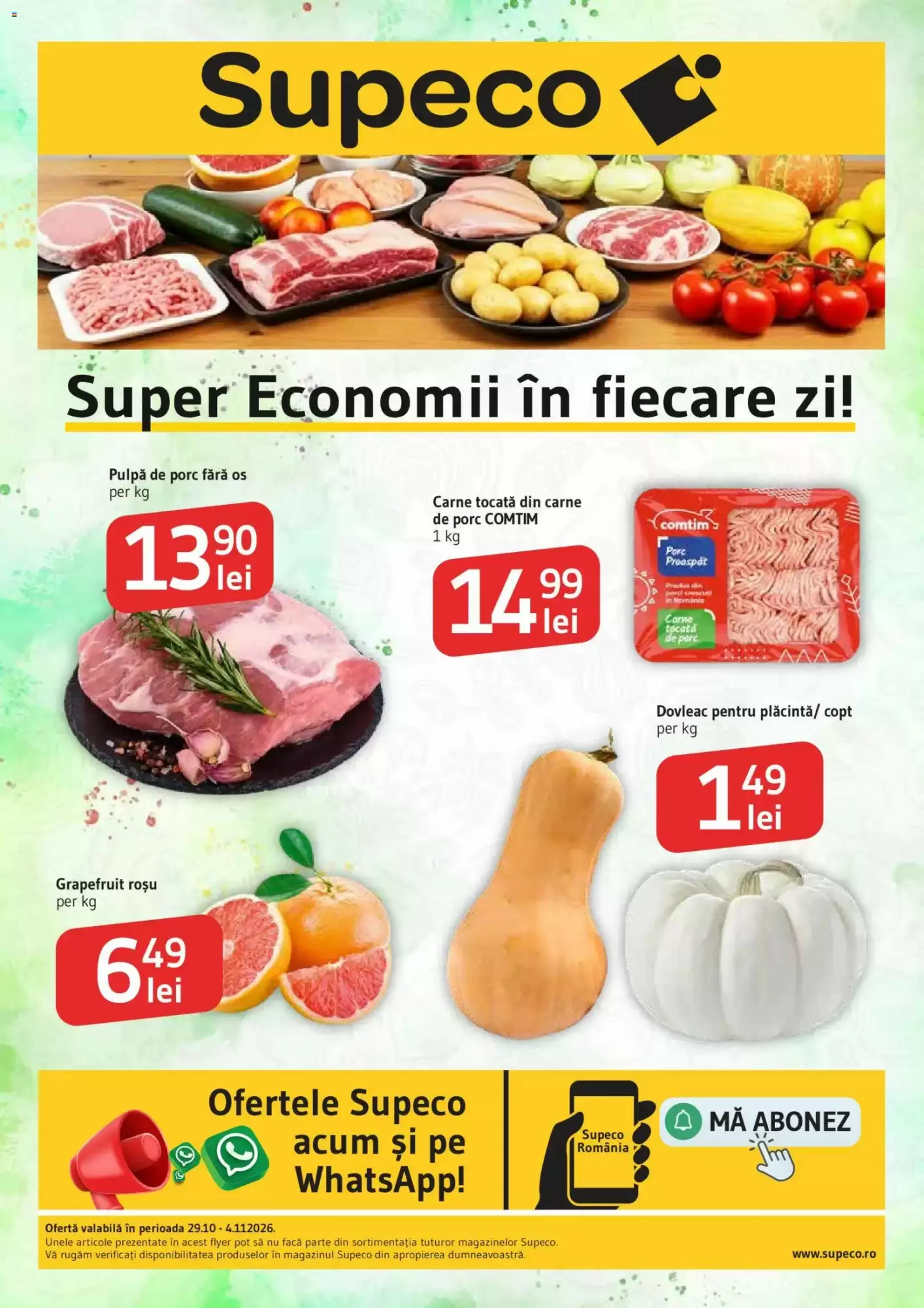 Supeco Catalog 29.10.2026 - 04.11.2026
